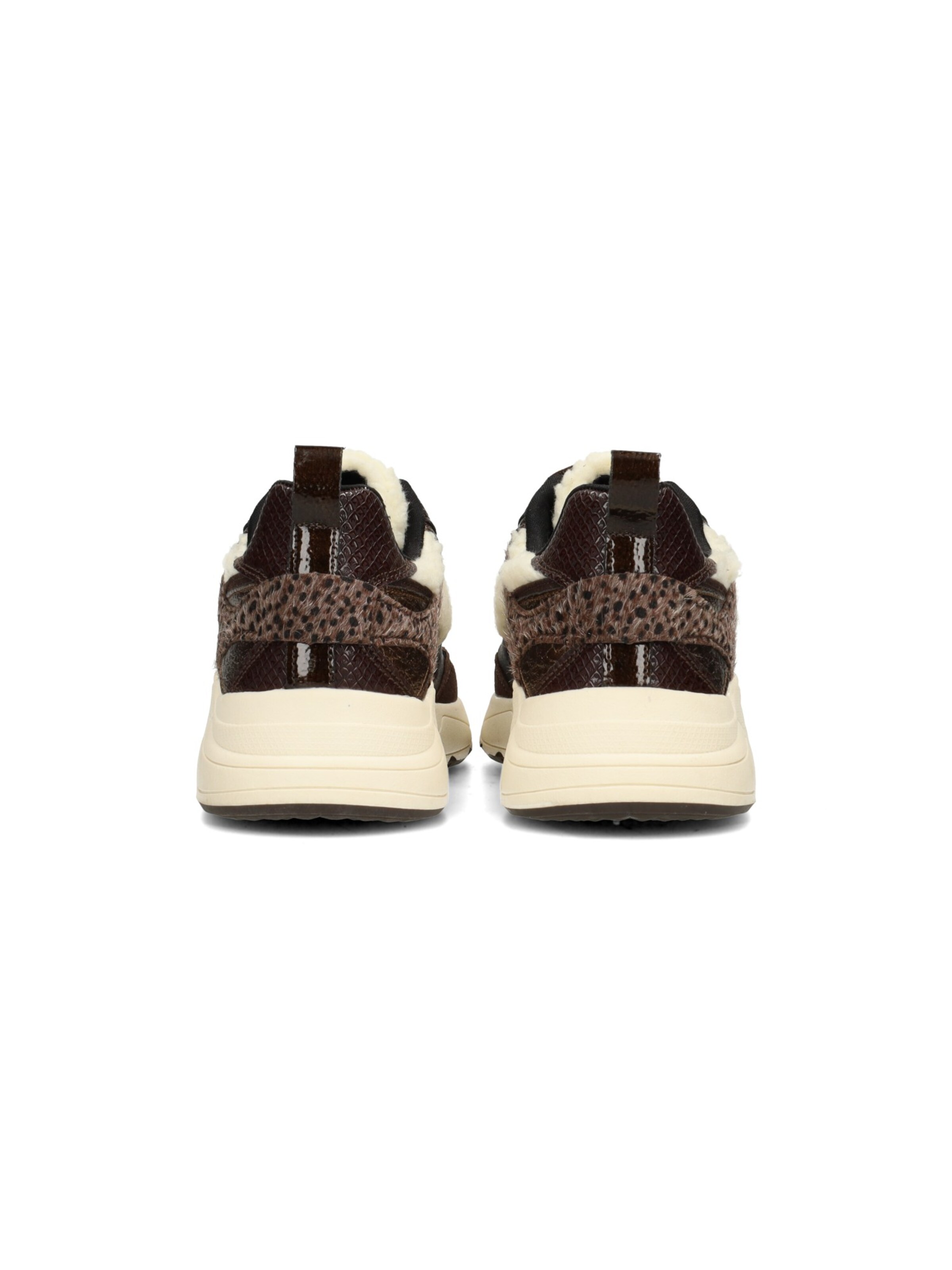 POSH by Poelman Sneakers laag 'Caro' in Bruin