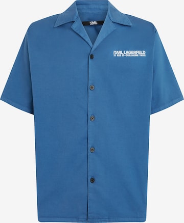 Karl Lagerfeld Overhemd in Blauw: voorkant