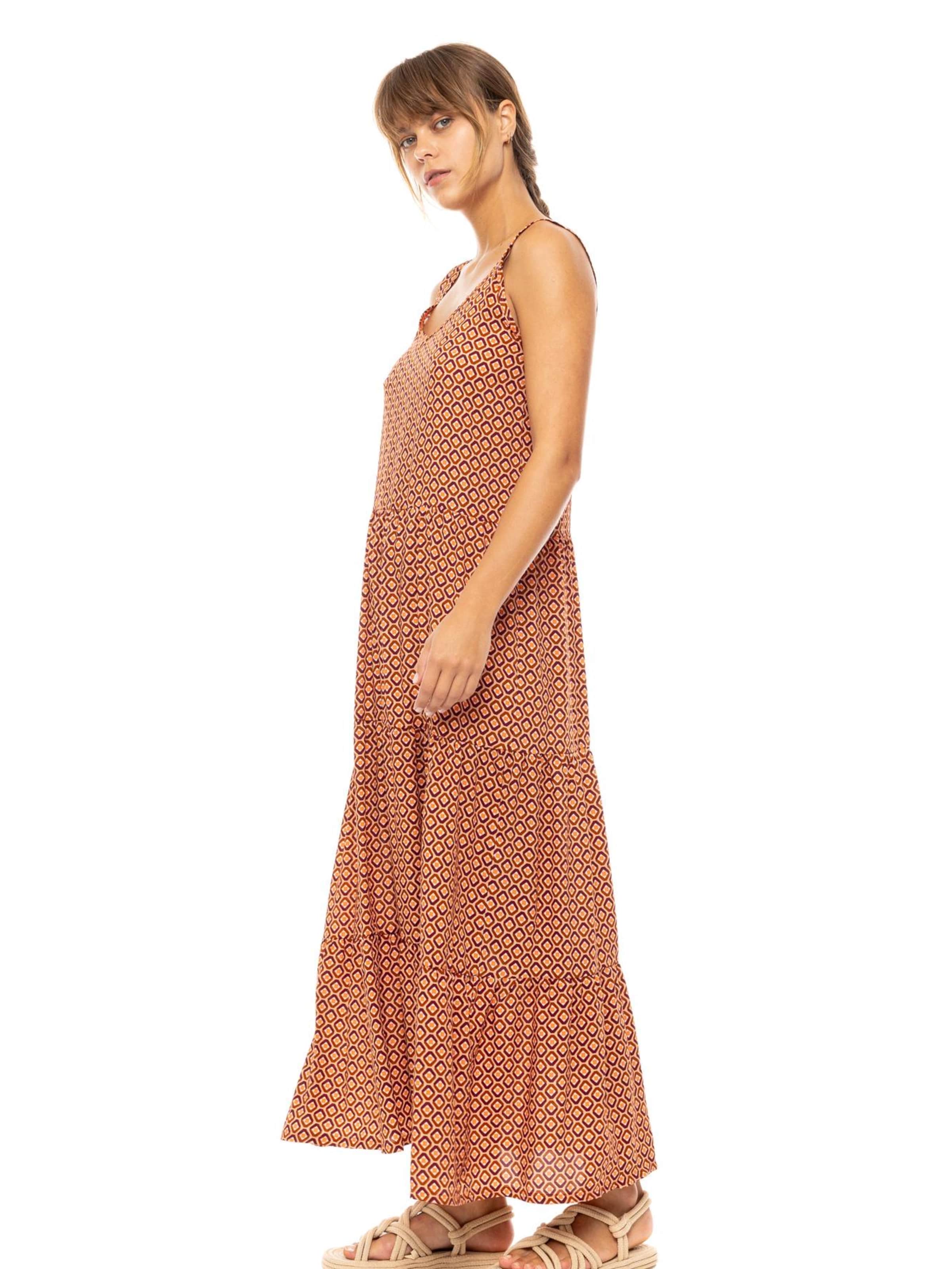 Pink Label Sommerkleid‌‌‌‌‌‌‌‌‌‌ in Braun