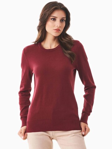 Organication Pullover in Rot: Vorderseite
