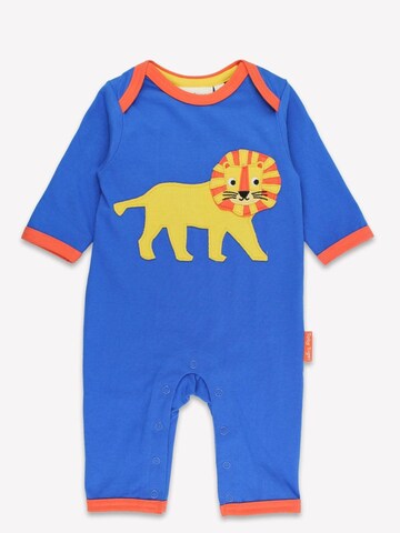 Toby Tiger Romper/Bodysuit 'Löwen-Applikation' in Blue: front