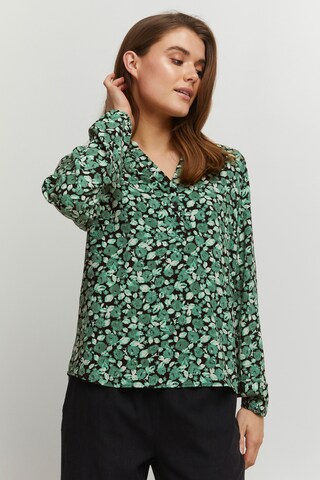 b.young Blouse in Groen: voorkant