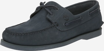 TIMBERLAND - Mocassins 'BOAT' em azul: frente