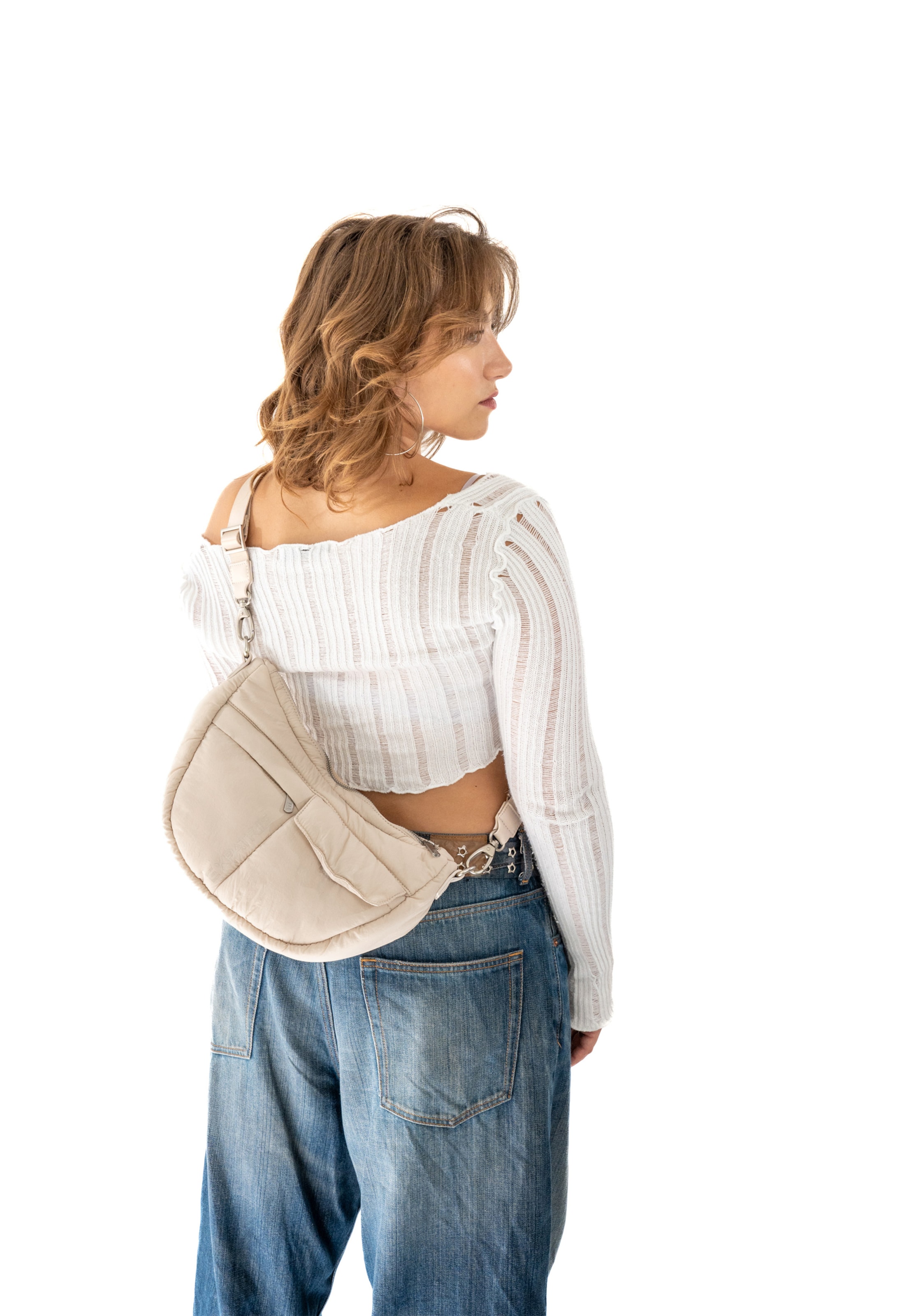 Expatrié Сумка через плечо 'Vivy' в Бежевый: спереди