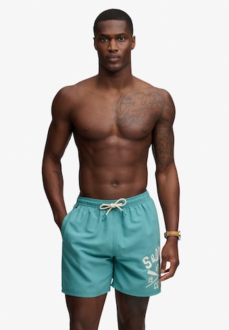 Shorts de bain Superdry & Co en vert