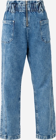 Coupe slim Jean QS en bleu : devant