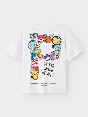 T-Shirt 'NKMJeno Pokemon' NAME IT en blanc