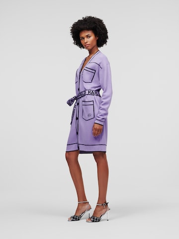 Karl Lagerfeld Knit cardigan in Purple