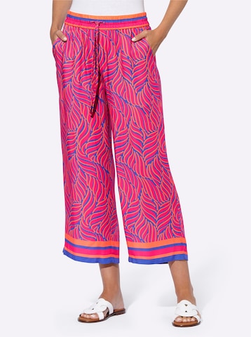 Wide leg Pantaloni di heine in blu: frontale