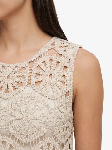 JDY Knitted Top 'JDYVIC' in Beige