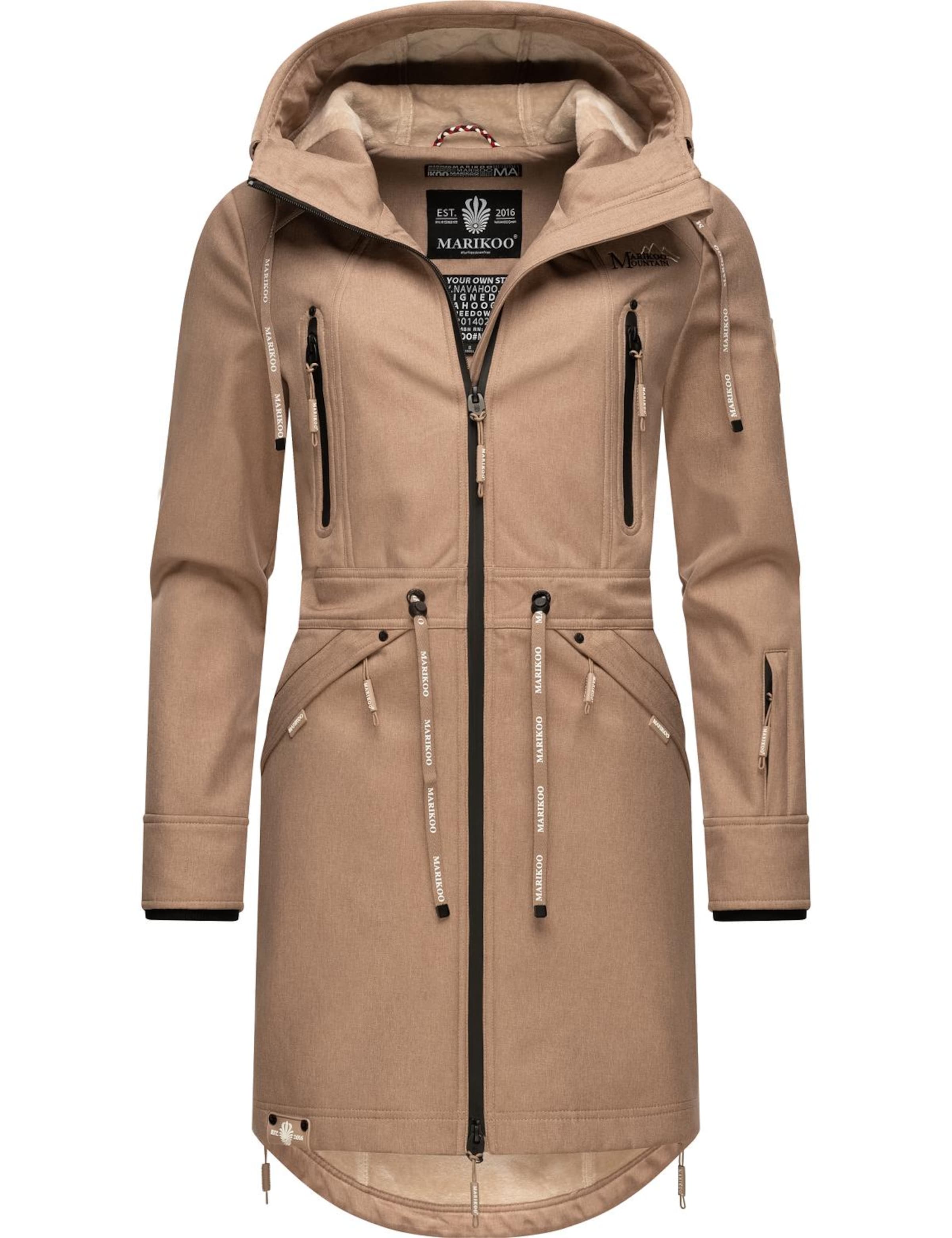 MARIKOO Övergångsparkas i beige
