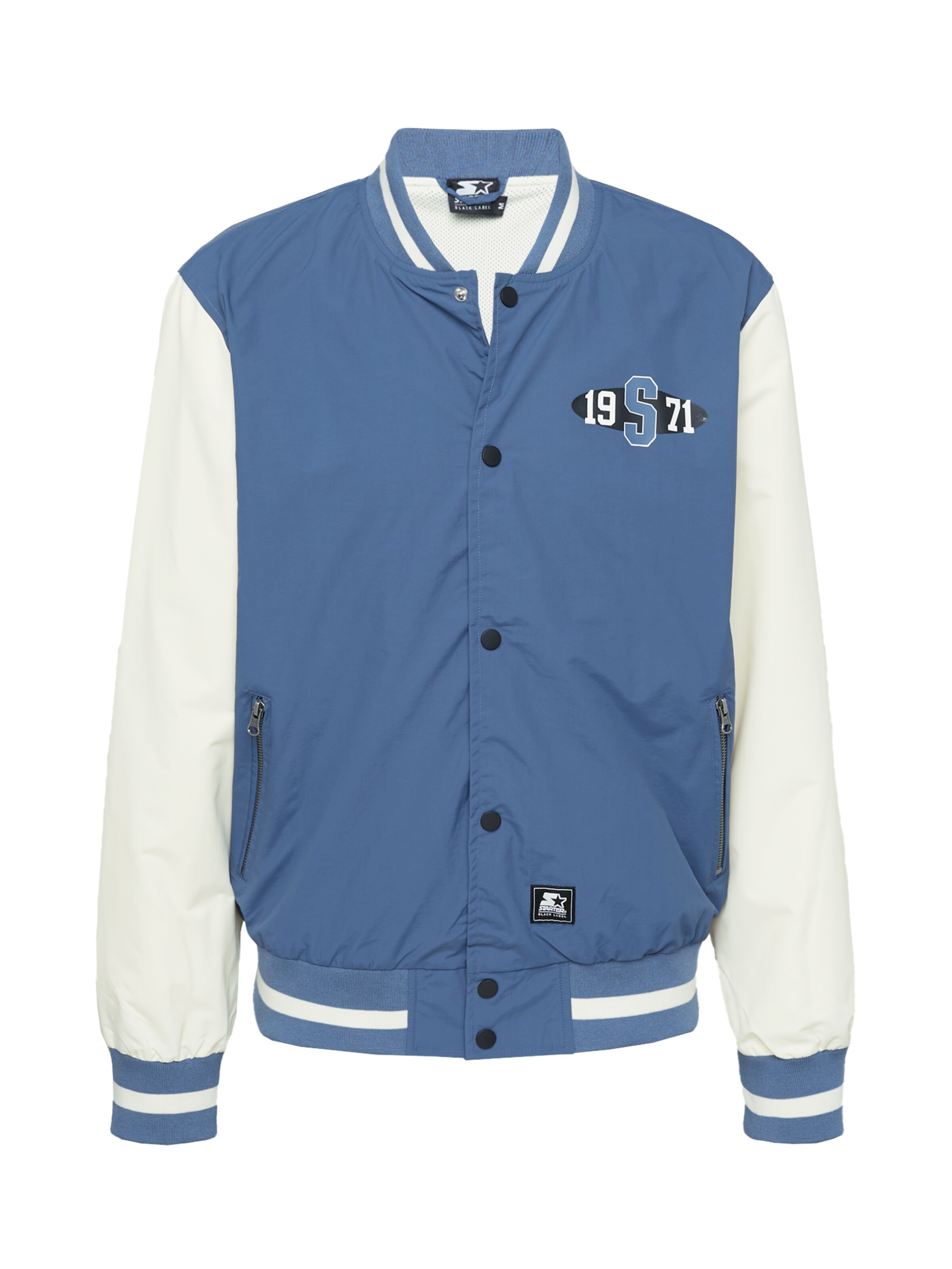 Starter Black Label Between-season jacket in Blue: front