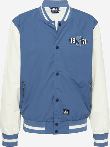 Starter Black Label Between-Season Jacket in Blue: front