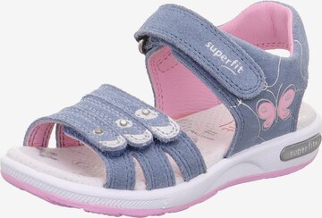 SUPERFIT Sandalen 'Emily' in Blauw: voorkant