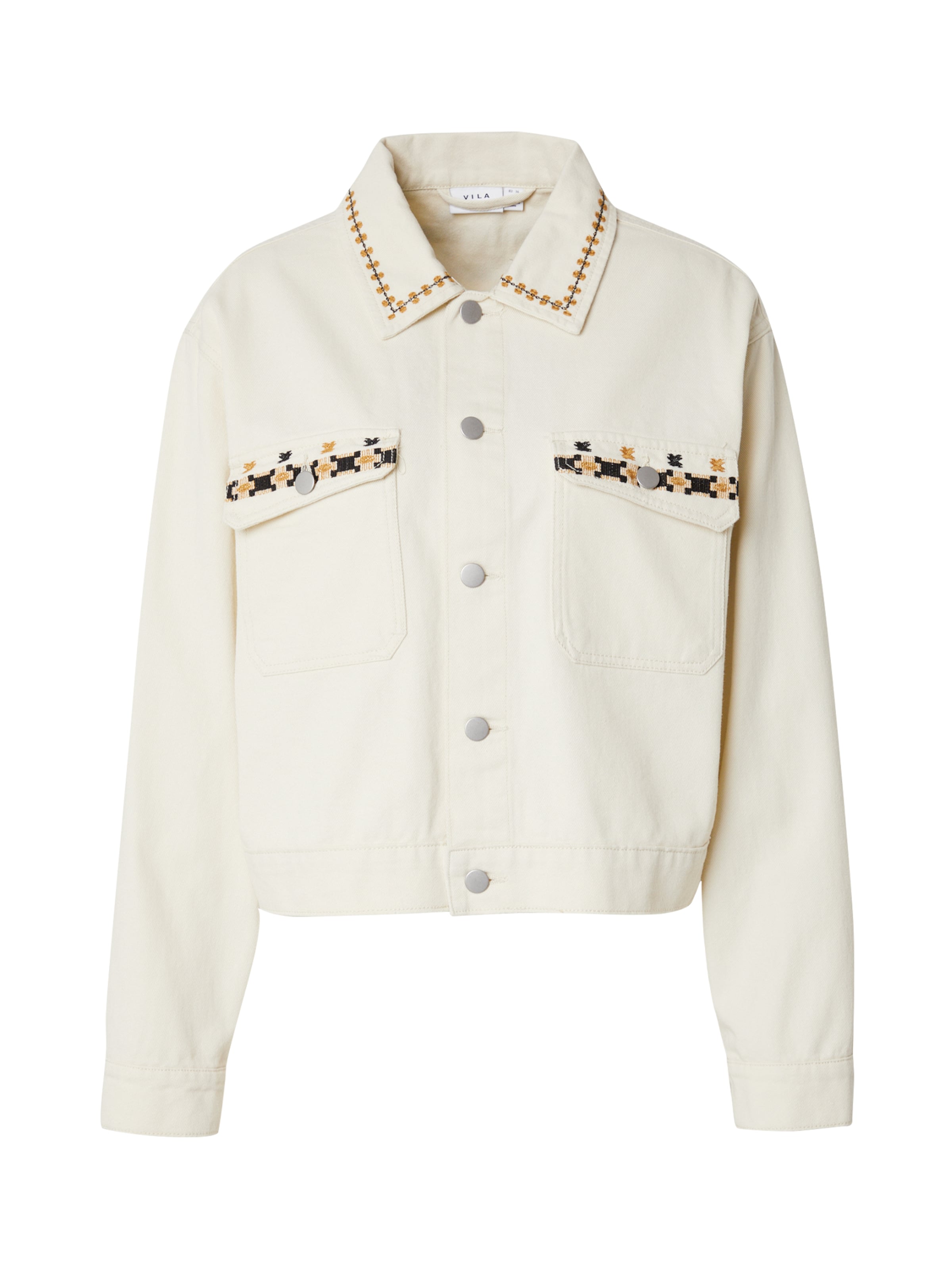 Giacca di mezza stagione 'ZARZU' di VILA in beige: frontale
