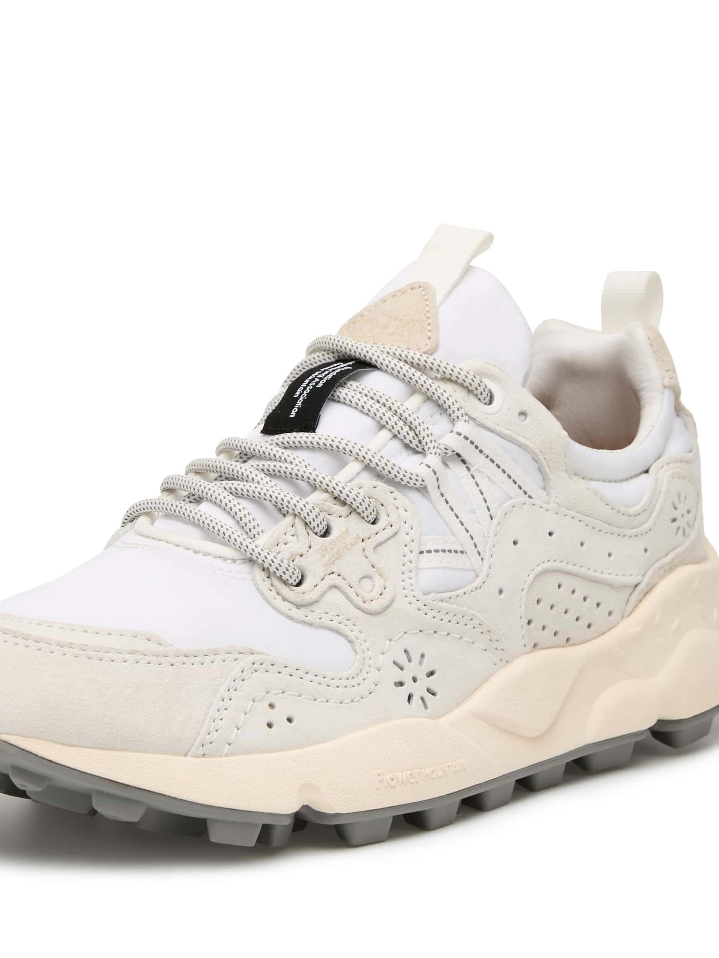 Flower Mountain Platform trainers 'YAMANO 3 UNI' in White: front