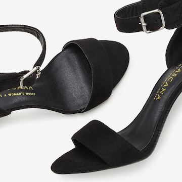 LASCANA Strap sandal in Black