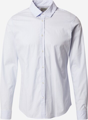 SCOTCH & SODA - Slim Fit Camisa em azul: frente