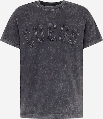 T-Shirt GUESS en noir : devant