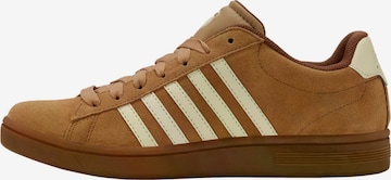 Baskets basses 'Court Tiebreak II' K-SWISS en marron : devant