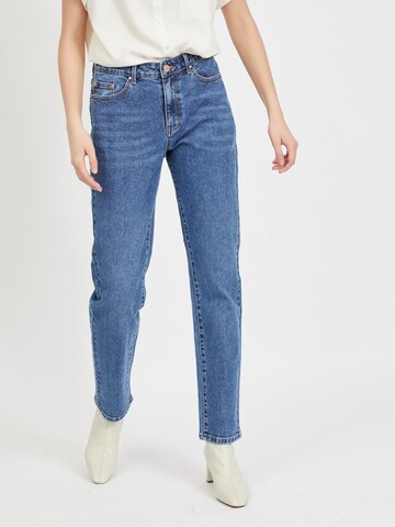 VILA Regular Jeans in Blauw: voorkant