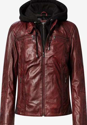 Veste mi-saison 'Lederjacke' CBL en rouge : devant