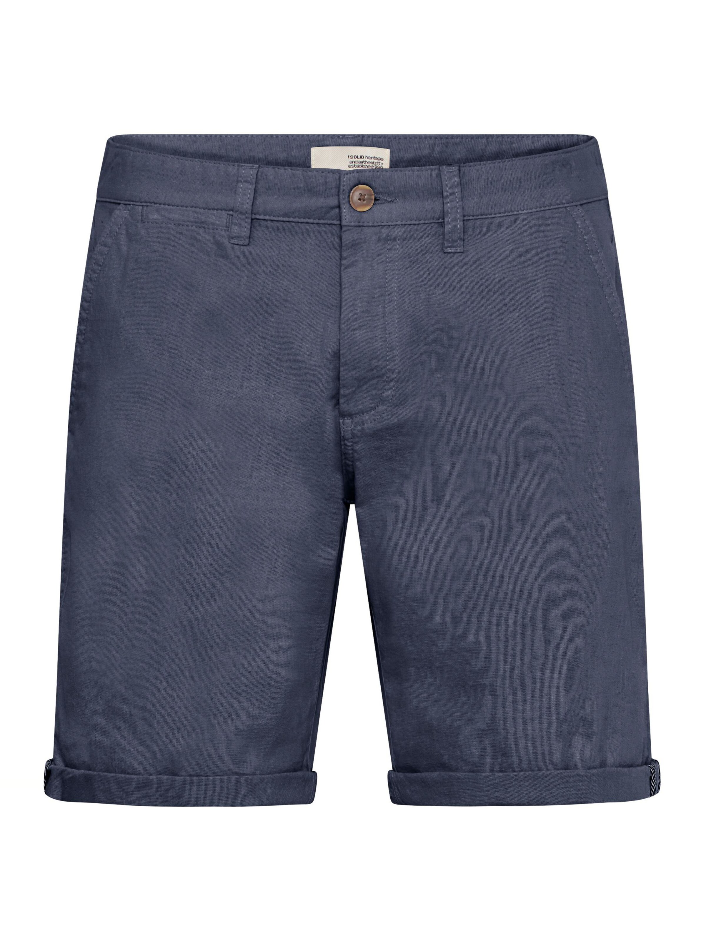 !Solid Regular Broek 'Loras' in Blauw: voorkant