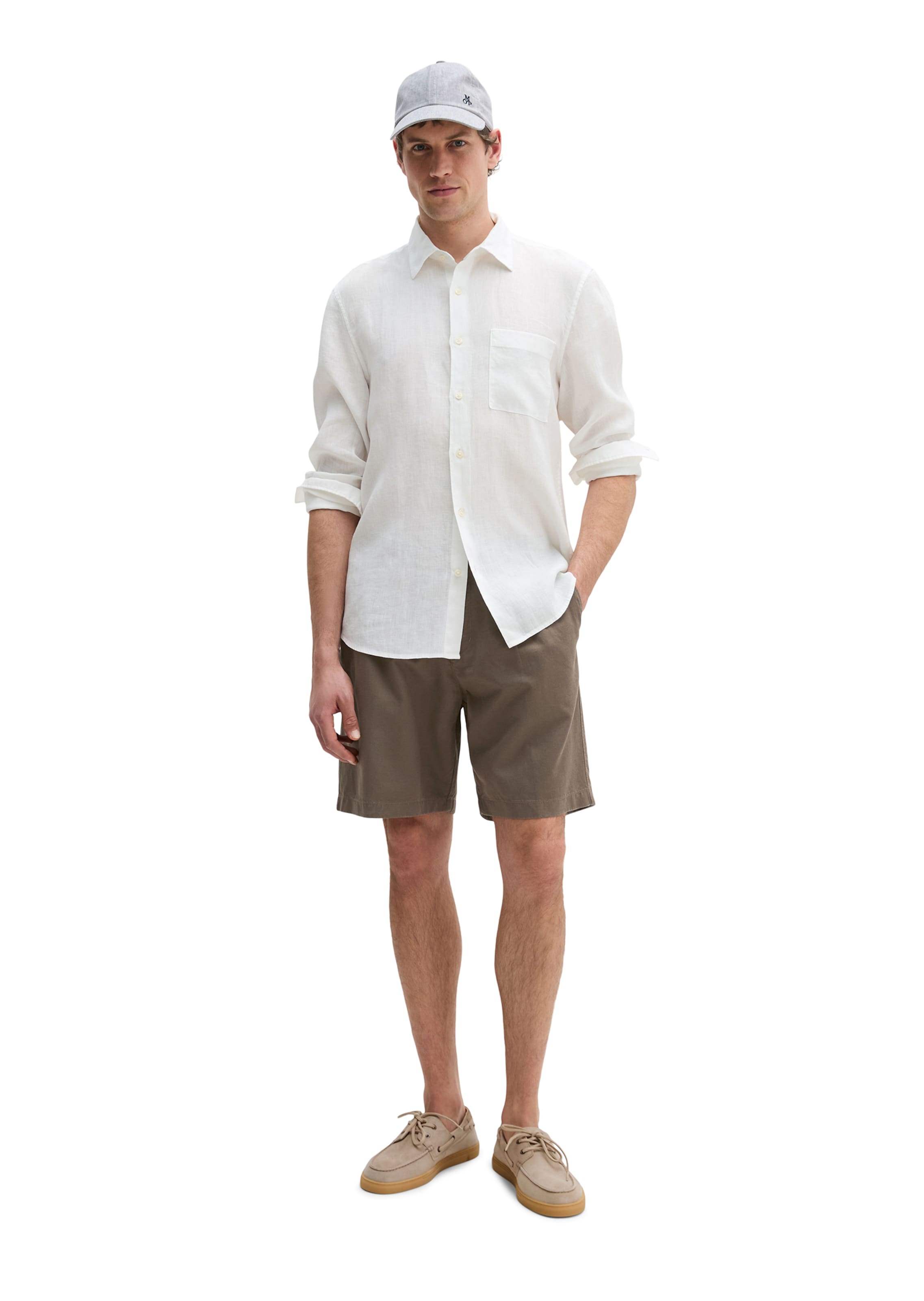 Marc O'Polo Regular fit Button Up Shirt in White