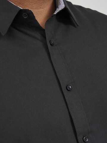 Regular fit Camicia 'Belfast' di Jack & Jones Plus in nero