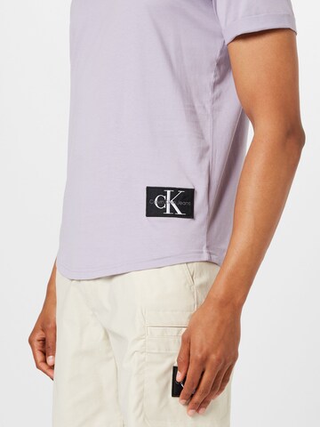 Calvin Klein Jeans Тениска в лилав
