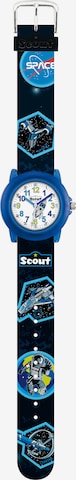 SCOUT Uhr in Blau: predná strana