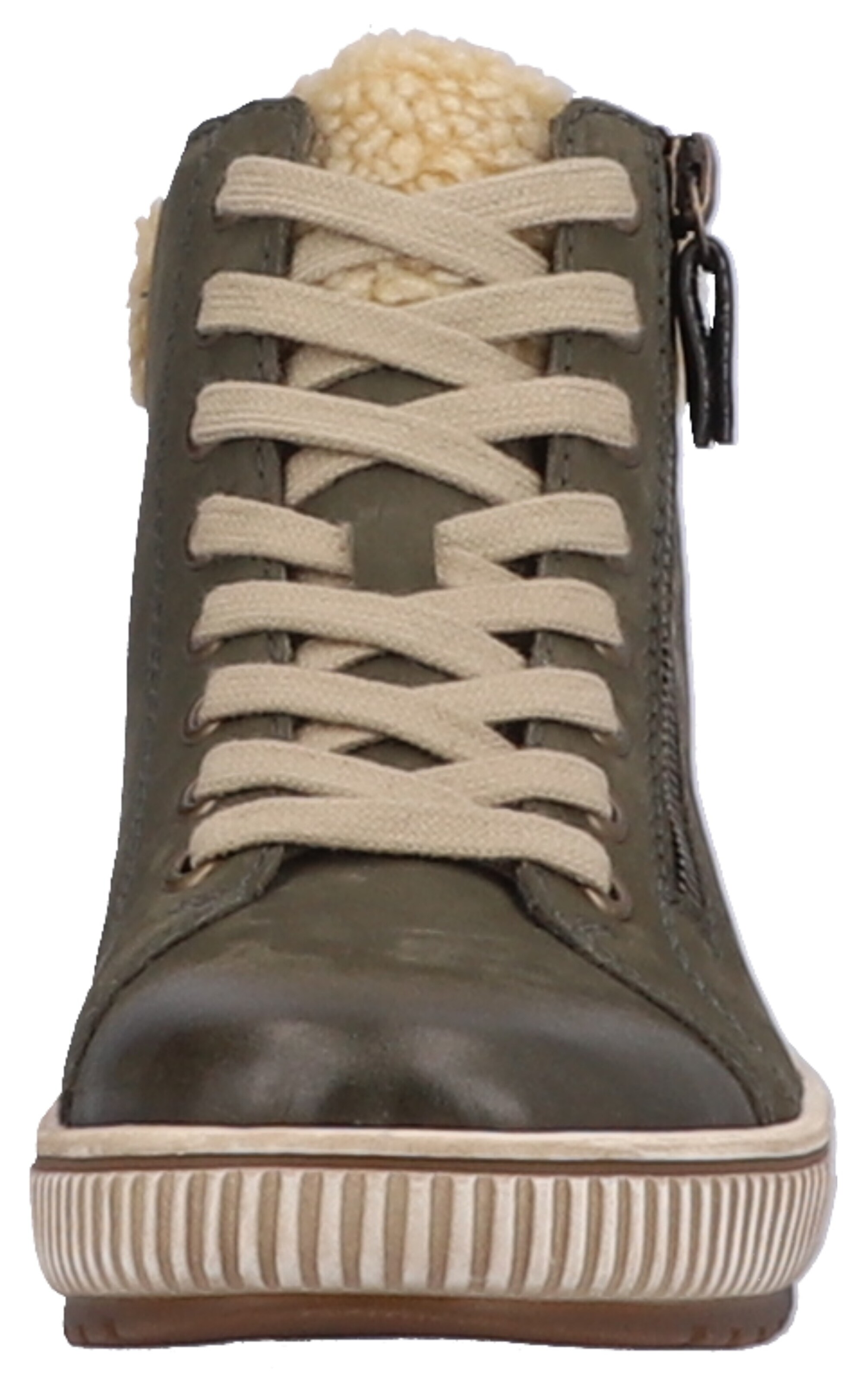 REMONTE - Botim com fivela em verde