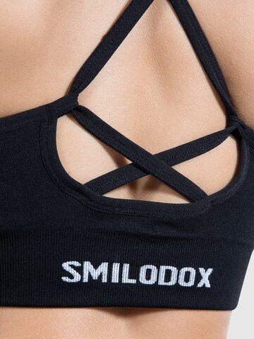 Smilodox Bustier Sport bh 'Cetrina' in Zwart