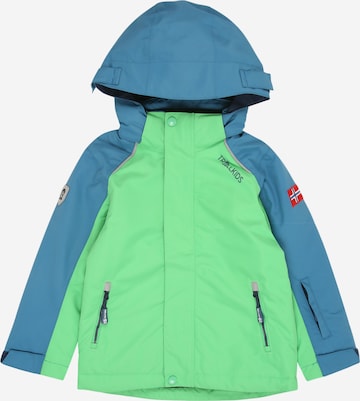 TROLLKIDS Winter Jacket 'Holmenkollen' in Green: front