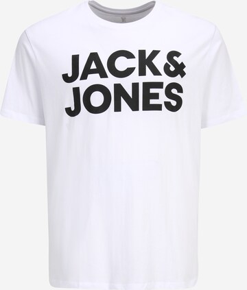 Jack & Jones Plus Μπλουζάκι σε λευκό: μπροστά