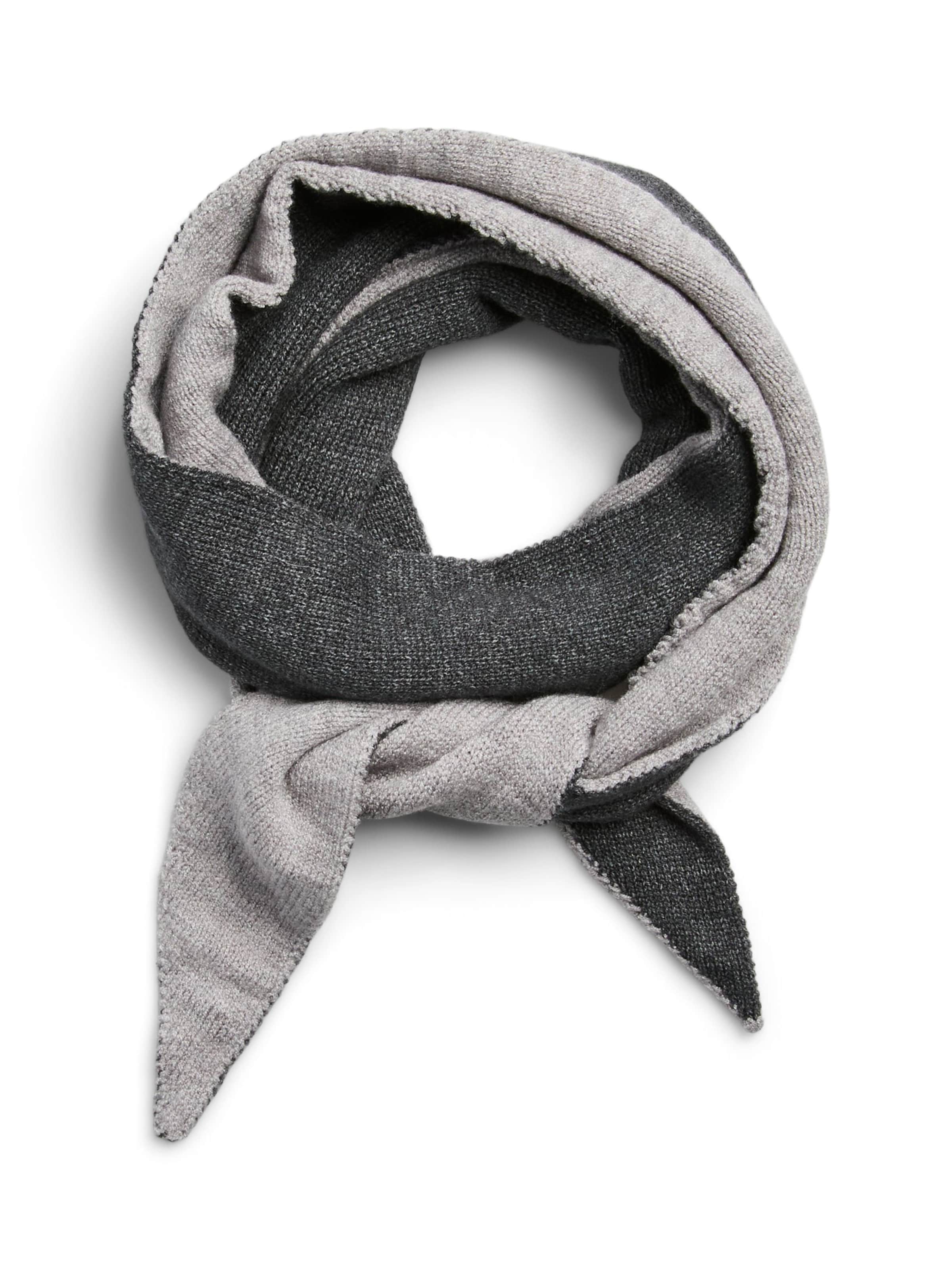 PIECES Schal in Grau: Vorderseite