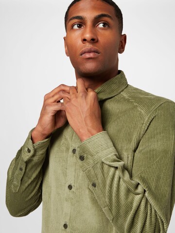 DRYKORN Regular fit Button Up Shirt 'OSHAA' in Green