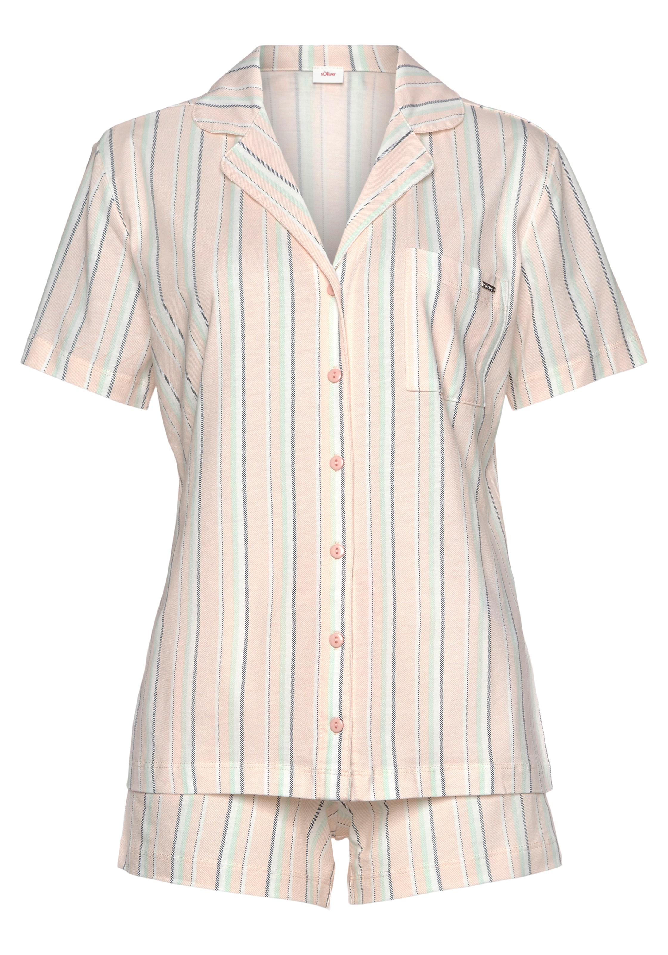 s.Oliver Πιτζάμα σε πορτοκαλί: μπροστά