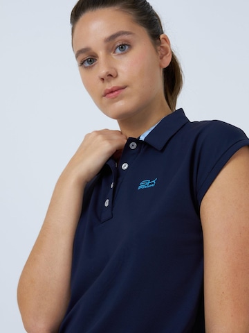 SPORTKIND Funktionsshirt 'Polo Shirt Loose-Fit'‌‌‌‌‌‌‌‌ in Blau