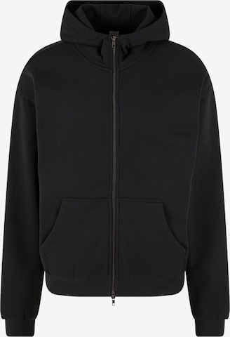 Veste de survêtement Urban Classics en noir : devant
