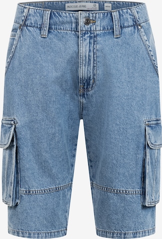 INDICODE JEANS Cargobroek 'Monroe ' in Blauw: voorkant