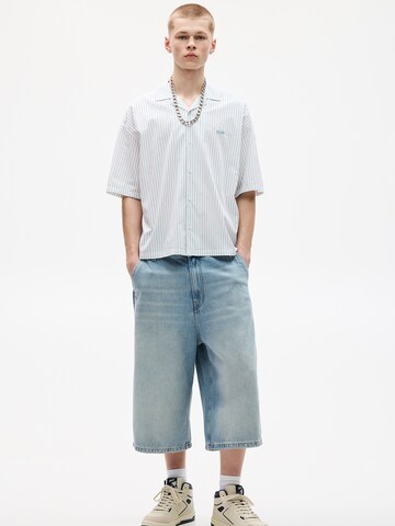 Pull&Bear Baggy Jeans i blå