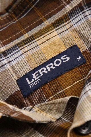 LERROS Button Up Shirt in M in Brown