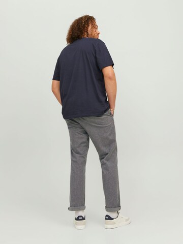 Coupe slim Pantalon chino Jack & Jones Plus en gris