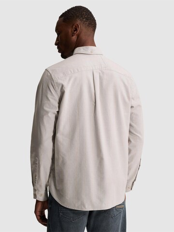 Coupe regular Chemise 'Oxford shirt with stripe pattern' CAST IRON en gris
