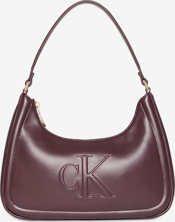 Sac bandoulière Calvin Klein en rouge : devant