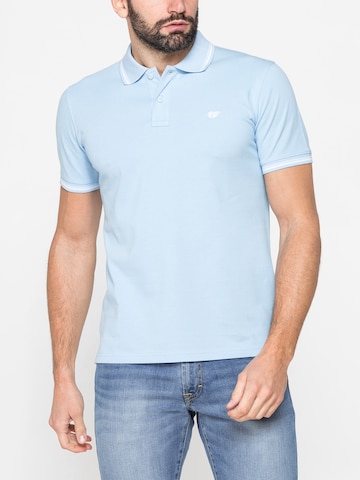 Carrera Jeans Regular Fit Hemd 'Piquet'‌‌ in Blau
