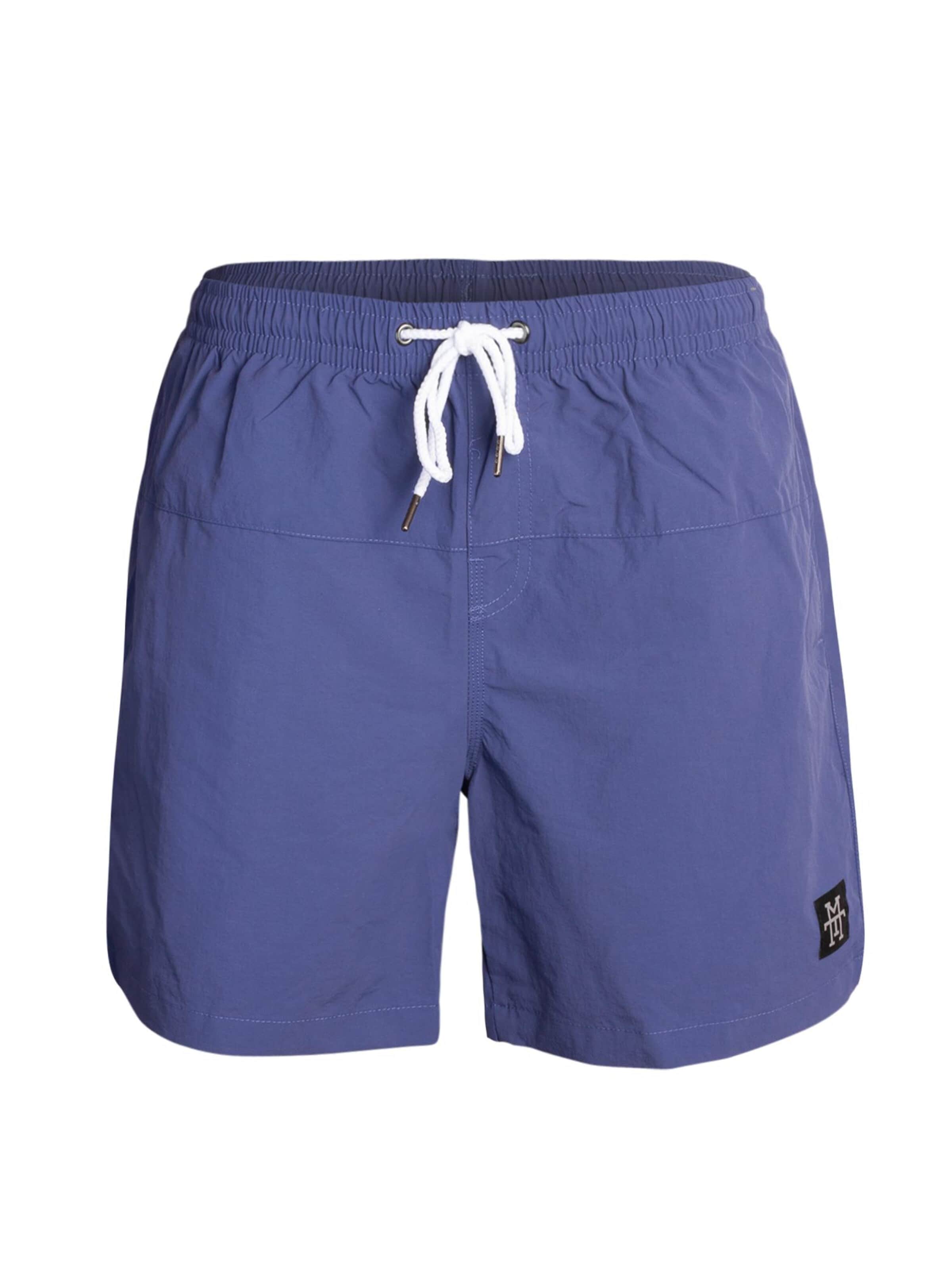 Manufaktur13 Board Shorts 'Swim Shorts' in Blue: front