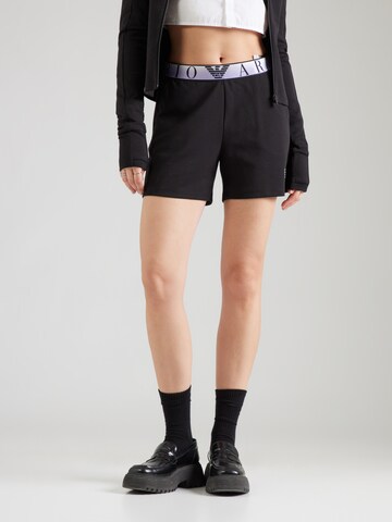 EA7 Emporio Armani regular Παντελόνι σε μαύρο: μπροστά