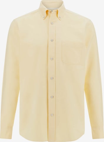 Chemise Boggi Milano en jaune : devant